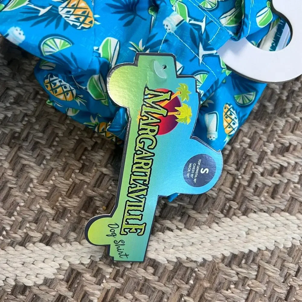 Margarittaville Dog Shirt Sz Small